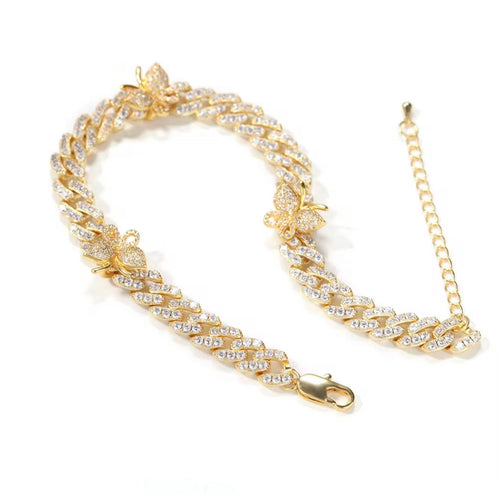 BEZL | Butterfly Effect Cuban Link Anklet