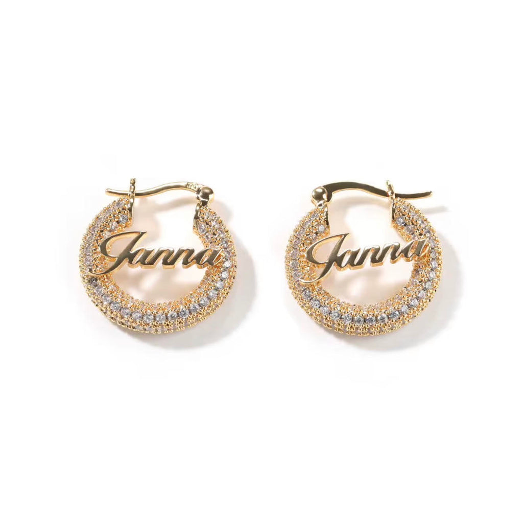 BEZL | Name Drop Hoops