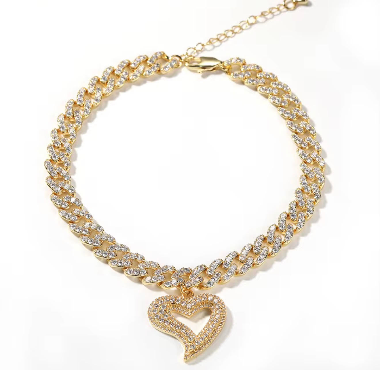 BEZL | Open Heart Anklet